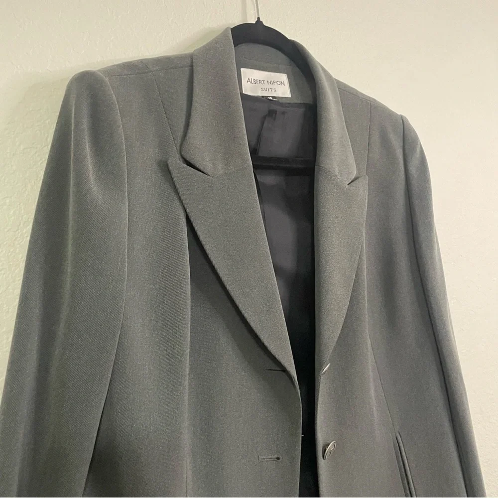 Albert Nipon sophisticated gray